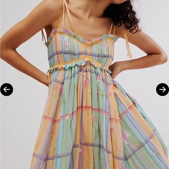 Free People Striped Maxi Dress - Picture 4 of 5